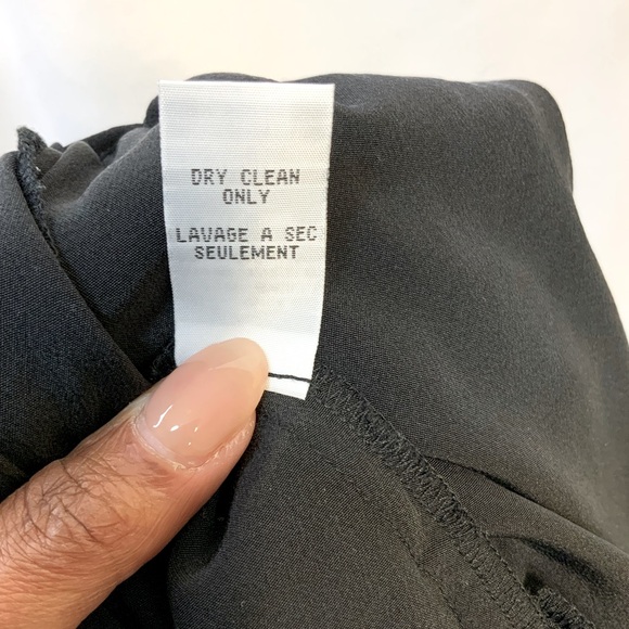 Sine Women’s Silk Black Sleeveless Romper - Picture 6 of 7